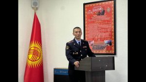 Нарын милициясынын жетекчилеринин бири ардактуу эс алууга кетти